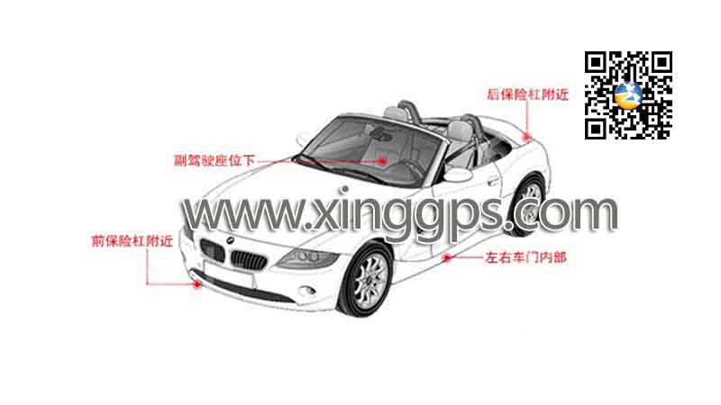 帶電池GPS安裝位置